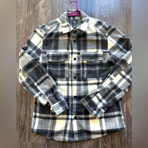 H&M plaid Shacket size S